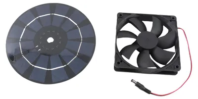 Zdjęcie produktu dla Wentylator wyciągowy o mocy 10 W zasilany energią słoneczną, zestaw wentylatora z panelem z krzemu monokrystalicznego do budy dla zwierząt, kurnika, kampera, szklarni