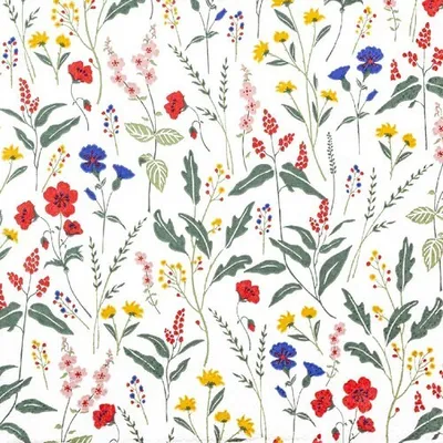 Produktbild von 20 Servietten Pretty Meadow - Wiese voller kleiner Blumen 33x33cm