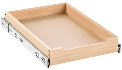 Immagine prodotto di VEVOR Base per cassettiera estraibile (356 x 533 x 76 mm), base per cassetti in legno e montaggio laterale, per cucina, dispensa e bagno