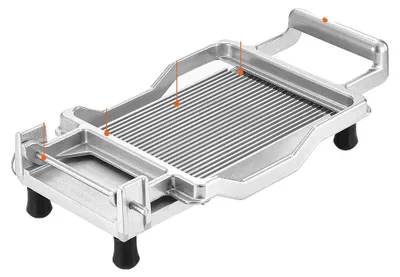 Zdjęcie produktu dla Tarka do sera, wykonana z aluminium, ostrza ze stali nierdzewnej, grubość ostrza: 5 mm