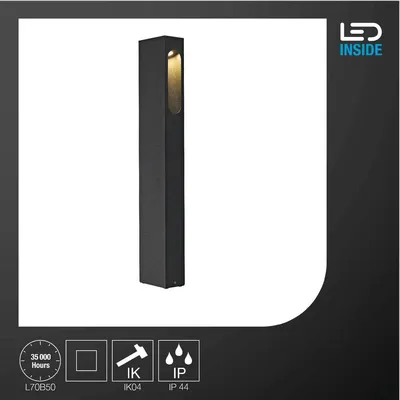 Standleuchte SLOTBOX 70 LED 8,7W 160lm anthrazit IP44