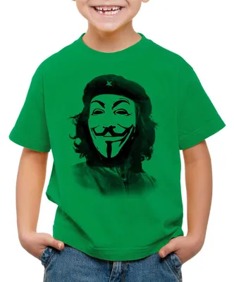 Produktbild von style3 Anonymous Cuba Liberta Kinder T-Shirt Hacktivismus Netzkultur guy revolutionär