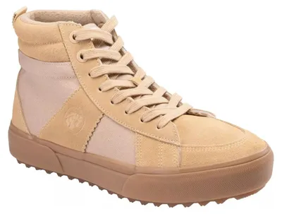 Imagen del producto de Iguana - Zapatos para hombre "Bomer Mid", ante, modelo IG3992 (talla 40,5 EU), color beige