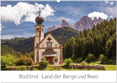 Produktbild von Südtirol - Land der Berge und Seen (Wandkalender 2026 DIN A2 quer), CALVENDO Monatskalender