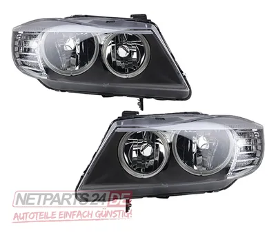 Produktbild von Johns, Scheinwerfer Halogen passend für BMW 3er E90 E91 08- Satz H7 H7 L R System Valeo 63117202573 63117202581 7202573 7202581 63117202574 6311720258