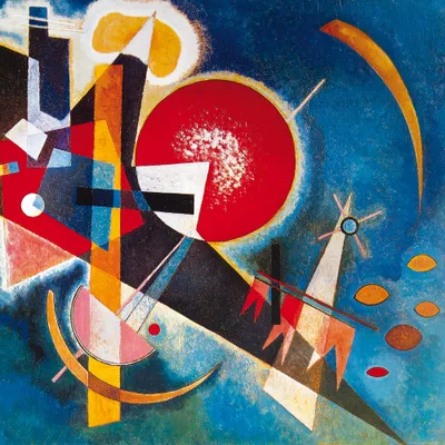 Produktbild von Wassily Kandinsky Kunstdruck Bild - Im Blau, 1925 (100 x 100 cm)
