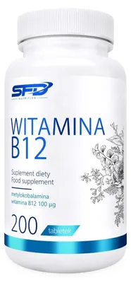Obrázok produktu pre Vitamín B12, 200 tabliet – SFD