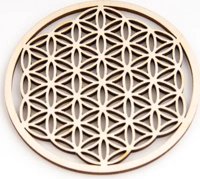 Produktbild von Blume des Lebens aus Holz 9 cm