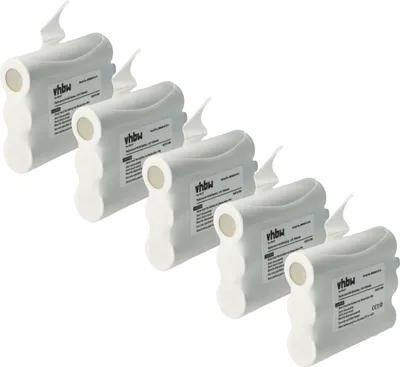 Produktbild von vhbw 5x Akku Ersatz für Midland PB-X7 für Funkgerät, Walkie Talkie (1000 mAh, 3,6 V, NiMH)