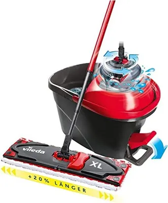 Produktbild von Vileda Ultramat Turbo XL Bodenreinigungsset mit PowerSchleuder und 2in1-Bezug