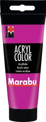 Produktbild von Marabu Acrylfarbe "AcrylColor" magenta 100 ml