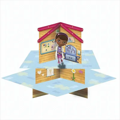 Produktbild von Disney Doc Mc Stuffins Party Cupcake Ständer Muffin Etagere Kindergeburtstag