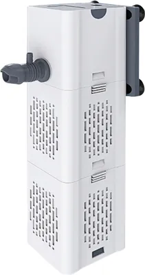 Zdjęcie produktu dla filtr 15 W, filtr do akwarium, pompa filtracyjna, cyrkulacyjny filtr wewnętrzny z maksymalnym przepływem 1000 l / h, regulowany przepływ powietrza, cichy i niski poziom hałasu