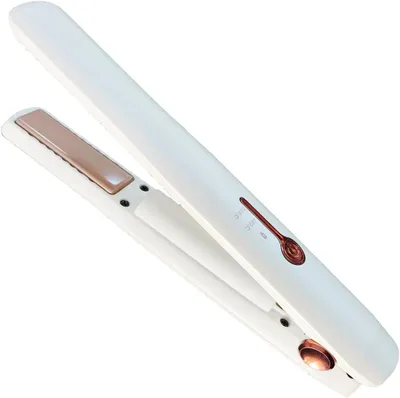 Produktbild von Kabelloser Glätteisen – Mini-Glätteisen – Haarglätter – Keramikbeschichtung – 20 cm – Schwarz