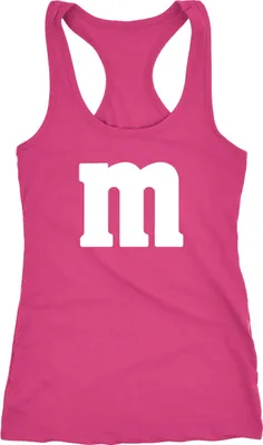 Produktbild von Damen Tanktop Gruppen-Kostüm M Aufdruck Kostüm Fasching Karneval Verkleidung Racerback Moonworks® alt-rosa M