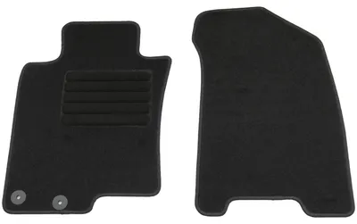 Fußmatten-Set für Nissan Navara 4 D231, 01/2016-06/2022, 2-teilig, Schwarz