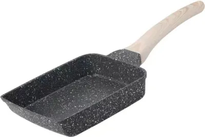 Obrázok produktu pre Hliníková panvica Quick line 3 vrstvy so zhrubnutou drevenou rukoväťou Panvica na varenie pre rodinnú kuchyňu