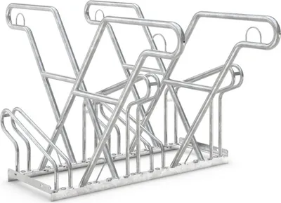 Produktbild von Fahrradständer mit Anlehnbügel 2614 XBF | 4 Räder zweiseitig | RA 540mm