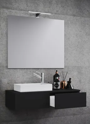 Produktbild von VCM 3-tlg Set | Waschplatz für Gäste WC | Gästebad mit Spiegel | Waschtisch Toilette | Badmöbel Badezimmer Set - Gudas SP