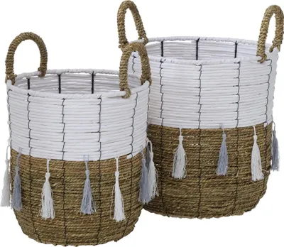 Image de Boltze Home Panier Raola Set de 2 pièces Ø26xh28/Ø30xh31cm