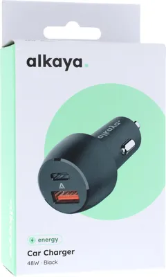 Produktbild von alkaya 2x Faster KFZ-Ladegerät für Zigarettenanzünder 48W weiss
