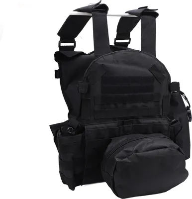 Produktbild von Modulare Outdoor-Westen für Herren, Jagdausrüstung, Trageveste mit Trinkblasenfach