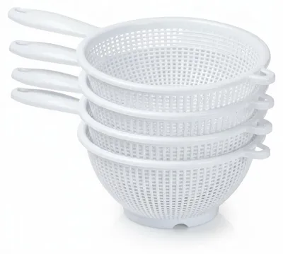 Immagine prodotto di Set 4 Scolapasta / Colini HEMAX Classic 22 cm.Colore:Bianco