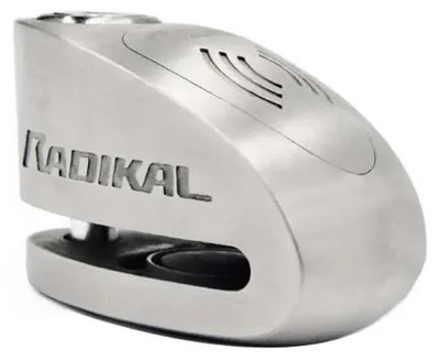 Zdjęcie produktu dla Radikal Rk310s Sonoro – zamek hamulcowy na tarczę, srebrny, 10 mm
