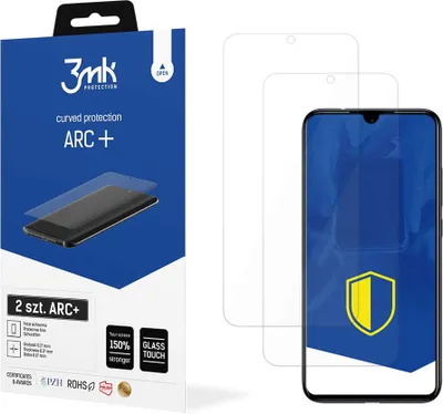 Produktbild von 3mk Display Schutzfolie ARC+ für Xiaomi Redmi Note 7  0,17mm Self-Heal (2 Stück)
