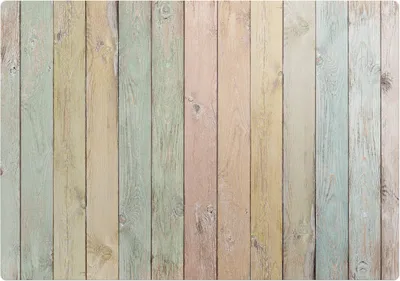 Produktbild von Pastellfarbene Vertikale Bretter – Bodenschutzmatte – Rutschfest – Schutzmatte für Büro – Vinylmatte – Stuhlunterlage – 100 x 100 cm