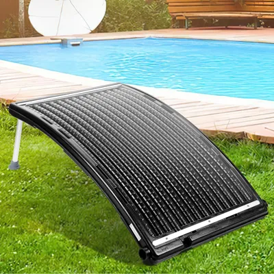 Immagine prodotto di TolleTour riscaldamento solare piscina riscaldamento piscina staffa retrattile nero assorbitore solare 110 x 65 x 15 cm