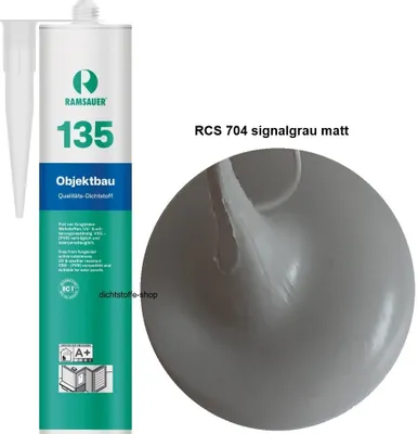Produktbild von Ramsauer 135 Objektbau Silikondichtstoff 310ml Kartusche RCS 704 signalgrau MATT