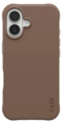 Productafbeelding van CARE by PanzerGlass Fashionable Case Samba met MagSafe voor de Apple iPhone 17 - Espresso Brown