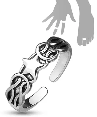 Produktbild von Zehenring / Midi Ring „Stern“