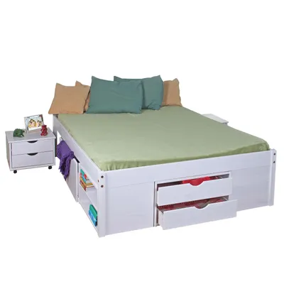 Obrázek produktu pro Idea Dvoulůžková postel KLASA 160x200 - bílá