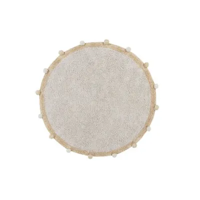 Produktbild von Baumwollteppich Bubbly Hönig Ø 120 cm