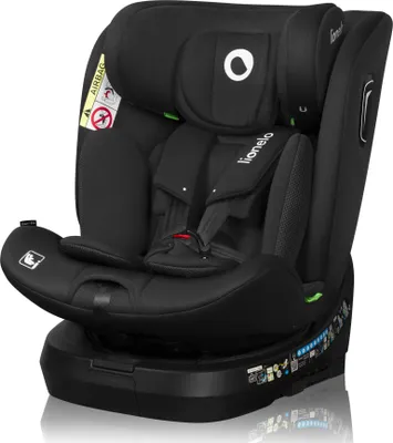 Produktbild von Lionelo Brave i-Size 360° otočná autosedačka pro děti, instalace po i proti směru jízdy, ISOFIX TopTether, boční ochrana - černá