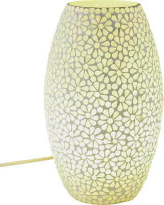 Image de Boho Déco lampe de table verre mosaïque Tiaga -1-
