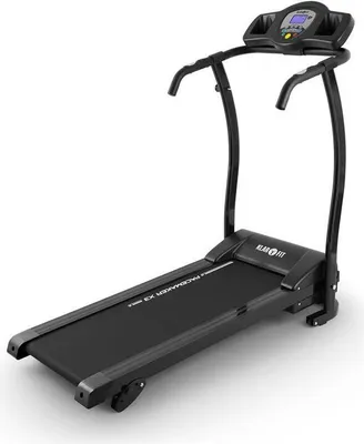 Produktbild von Klarfit Pacemaker X3 Laufband - 1,5 PS Treadmill, Laufbahn mit Trainingscomputer, Geschwindigkeit: 0,8 - 12km/h, LCD-Display, 12 Programme, Pulsmesser, anthrazit