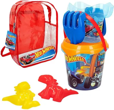 Produktbild von Colorbaby Strand-eimer-set Mit Zubehör Und Rucksack Hot Wheels Mehrfarbig Kinder Mehrfarbig One Size