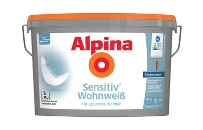 Produktbild von Alpina Sensitiv Wohnweiß 5 Liter