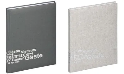 Produktbild von PAGNA Gästebuch Europa, (B)195 x (H)255 mm, 192 Blatt, grau