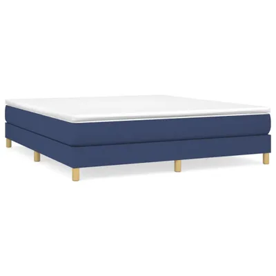 Produktbild von vidaXL Boxspringbettgestell Blau 180x200 cm Stoff