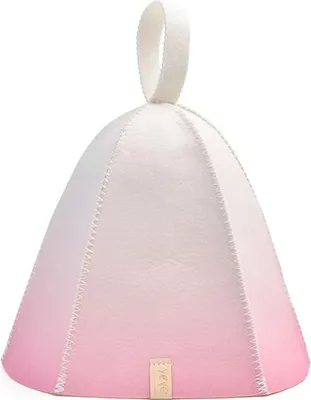Zdjęcie produktu dla Czapka do sauny z wełny Gradient Różowa YEYE  Nature