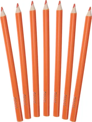 Image de Shan Orange orange foncé crayons triangulaires jumbo 12 pièces
