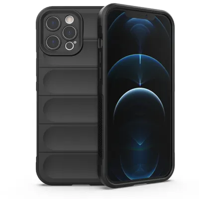 Produktbild von Magic Shield Hülle für iPhone 12 Pro Max – Flexibel und Schutz in Schwarz KP24616