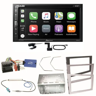 Produktbild von Pioneer AVH-Z5200DAB Android Auto Einbauset für Opel Signum Corsa C Tigra Twintop