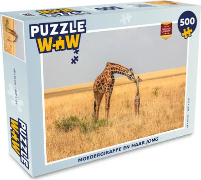 Obrázek produktu pro MuchoWow MuchoWow® Puzzle 500 ks Žirafa - mládě - Savannah