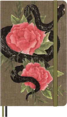 Obrázok produktu pre Moleskine The Year of the Snake Roses zápisník, L/A5, tvrdé dosky, linajkovaný, bez krabičky