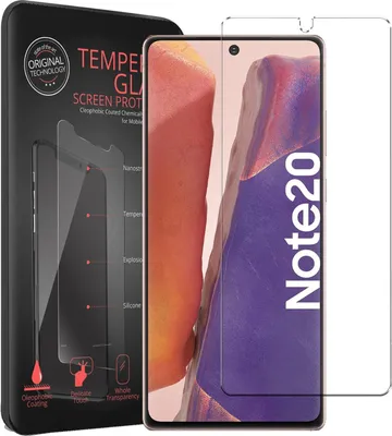 Produktbild von 2x Conie Glasfolie für Samsung Galaxy Note 20 Displayschutz Folie Panzer Glas Premium Schutzfolie Set Blasenfrei